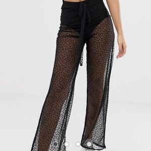 Missguided Sheer High Waisted Pants